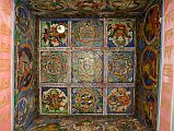 06 Ceiling Of Khangsar Chorten With The Four Guardian Kings And Mandalas On Trek To Tilicho Tal Lake 